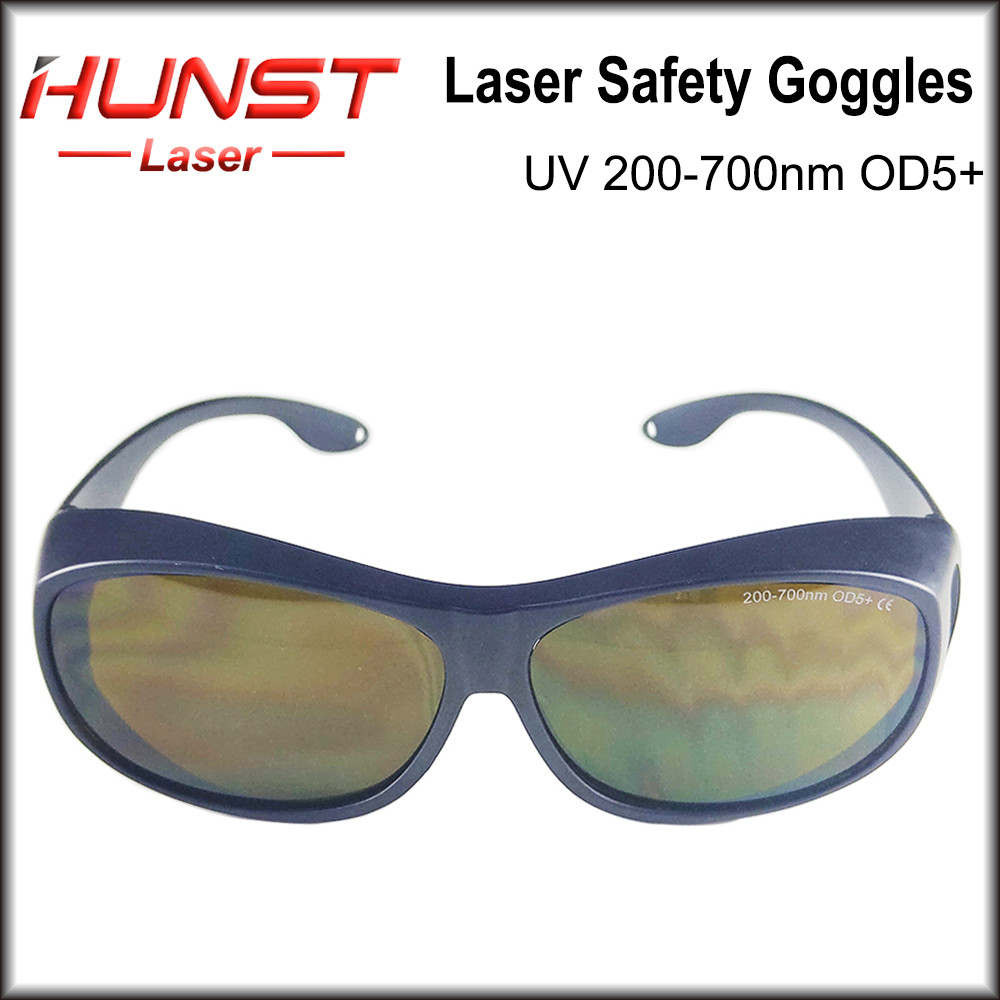 HUNST OD5+ Professional Laser Safety Goggles for 355nm 450nm 520nm 532nm 650nm UV,Green,Blue, Red