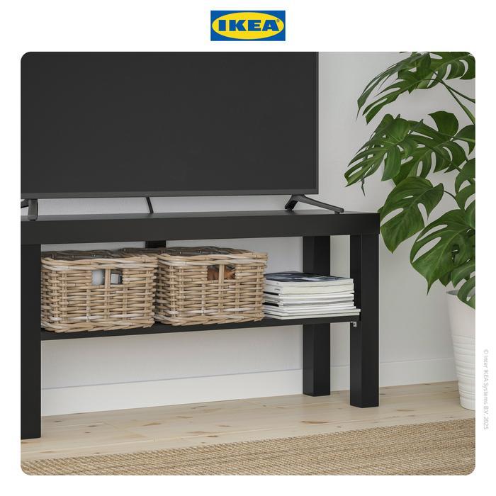 IKEA LACK Meja TV Minimalis Hitam 90x26x45 cm