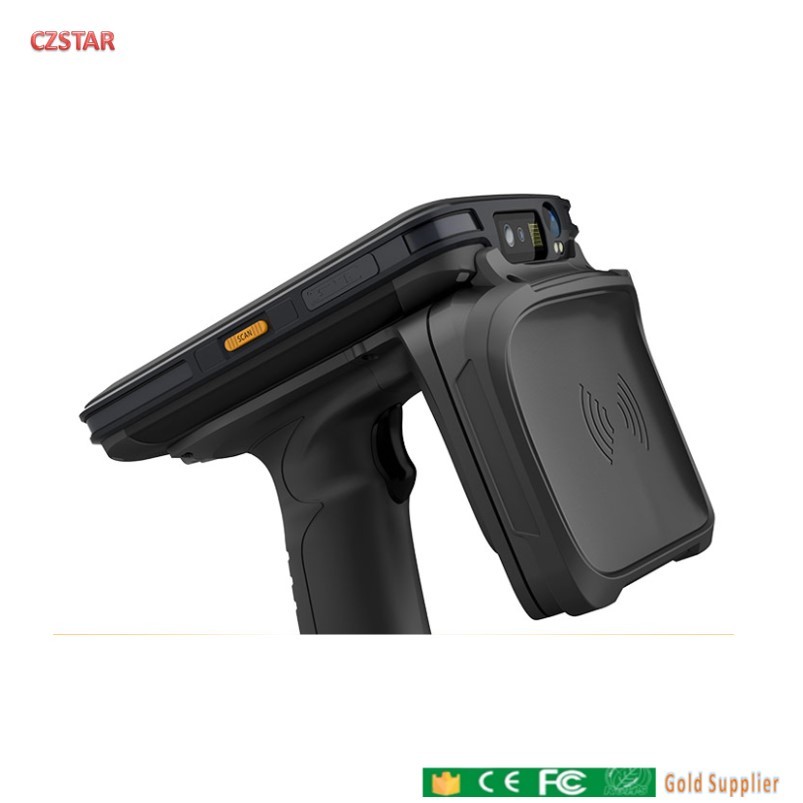 rfid 1-15m long range Android system Handheld uhf RFID reader long distance epc gen2 tag reader