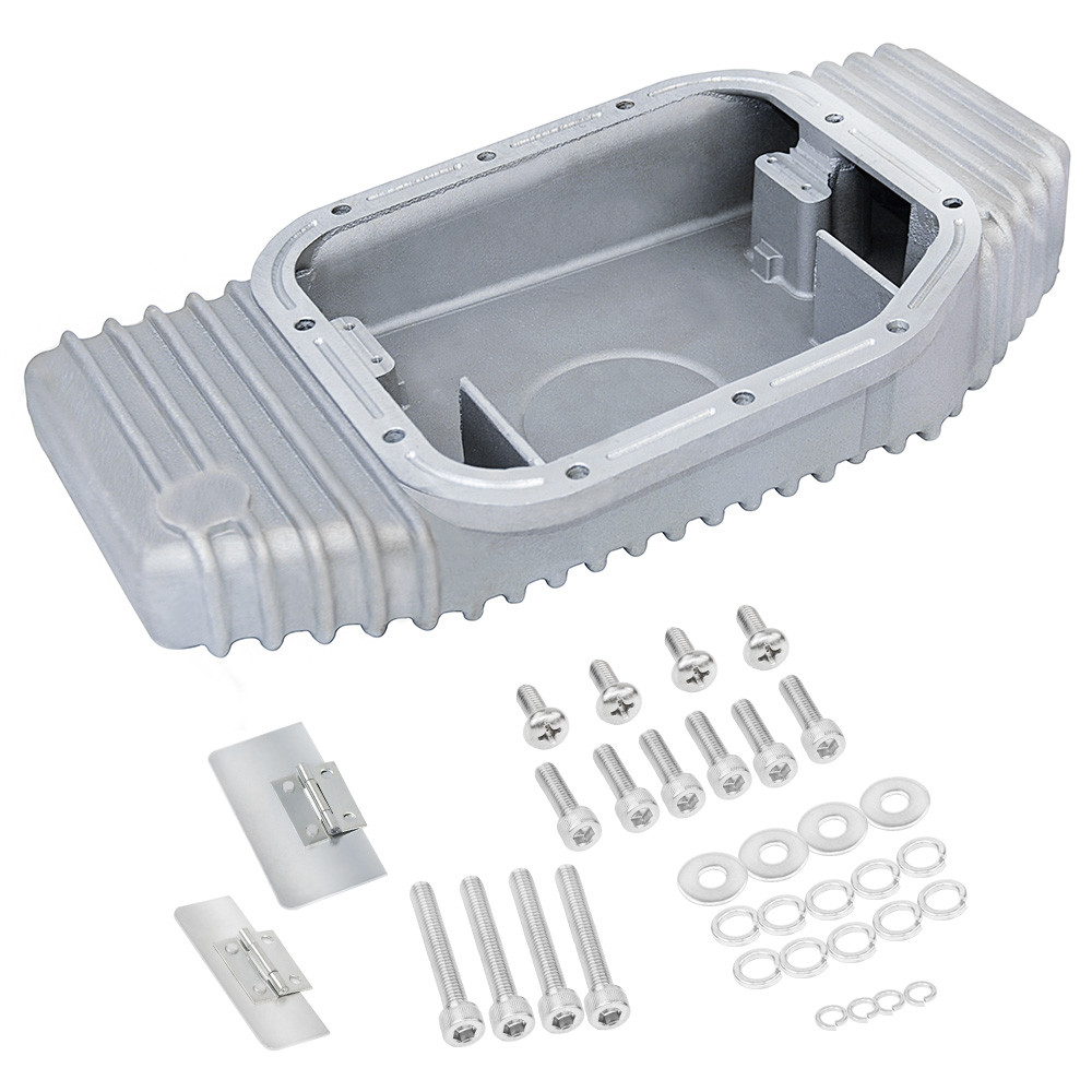 Aluminium Baffled Oil Sump Pan For 89-02 Nissan SR20 SR20DET S13 S14 S15 Silvia 240SX 180SX