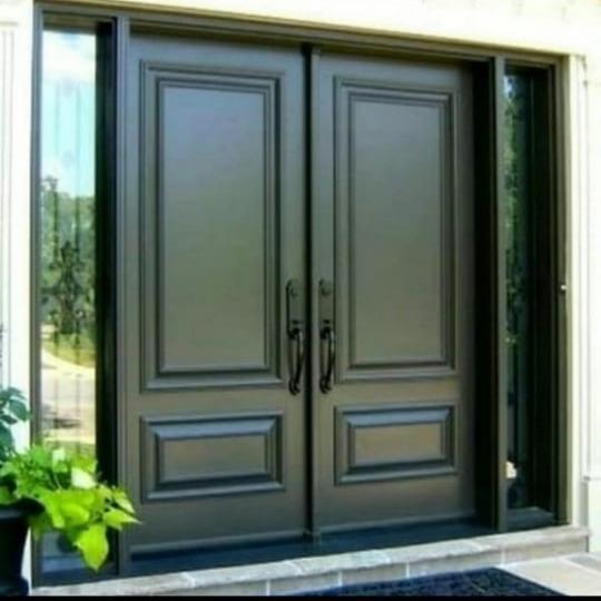 pintu utama 2 daun termasuk kusen