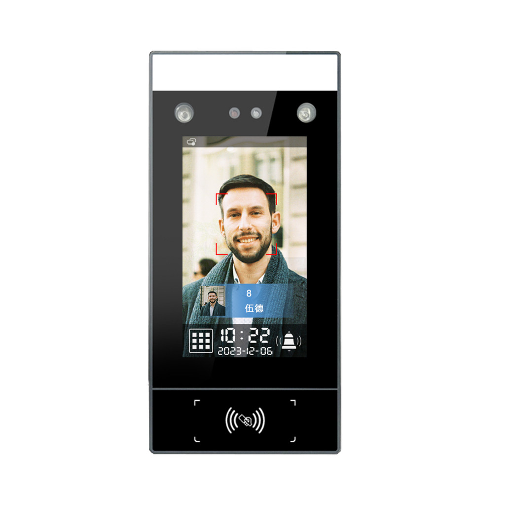 Face Recognition Turnstile RFID Reader Swing Barrier Gate Face Recognition Access Control