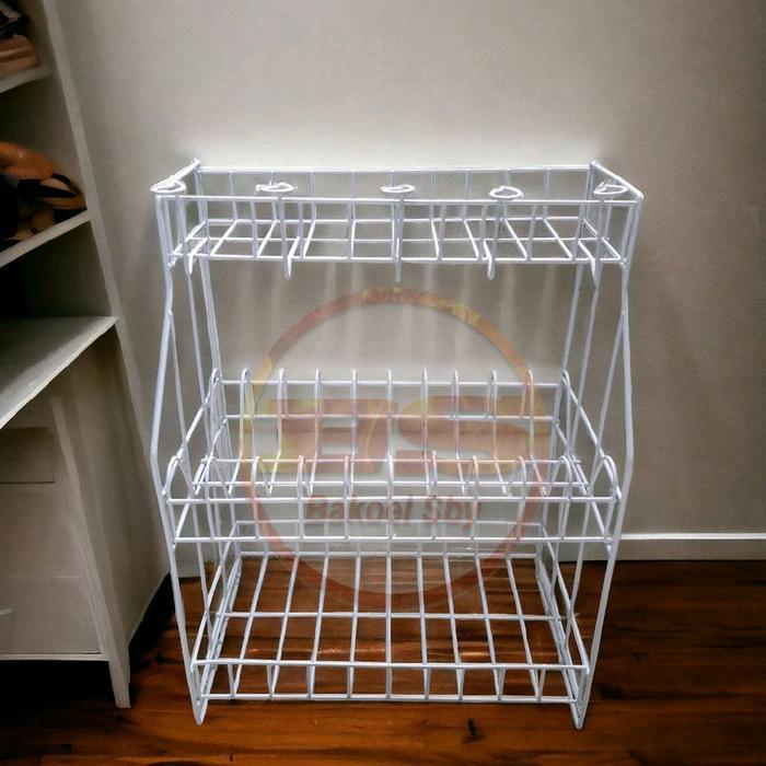 Rak Piring Di Wastafel 3 Susun Anti Karat Best Seller