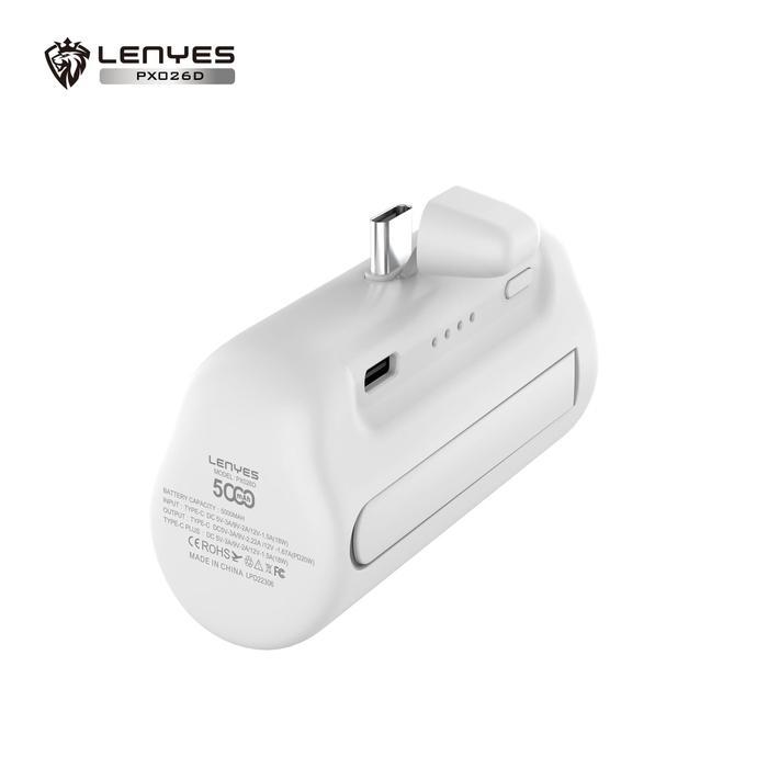 Acmic Techlife - Px026D 5000Mah Mini Powerbank Fast Charging Connector Type C Portable Power Bank
