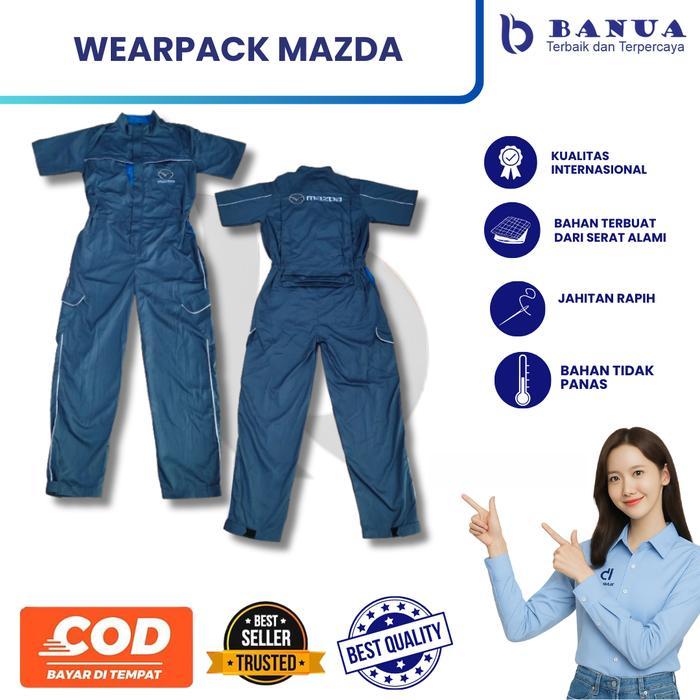 Wearpack Standar Mazda Seragam Mazda Wearpack Mazda Seragam Mekanik Bengkel Pria