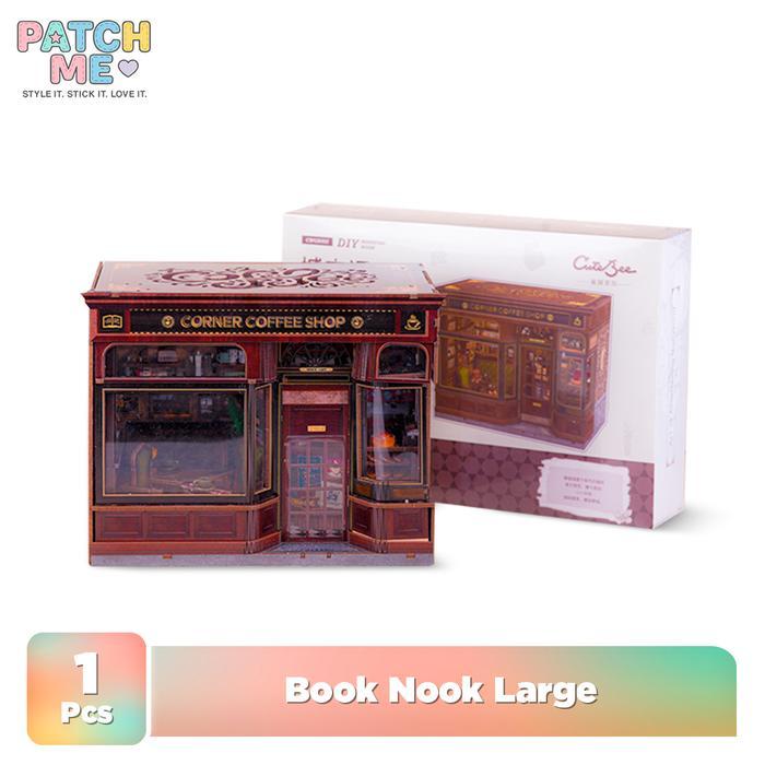 Book Nook Large - Hiasan Miniatur