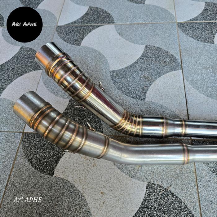 Header Pipa Leher Knalpot R9 Original Yamaha Byson