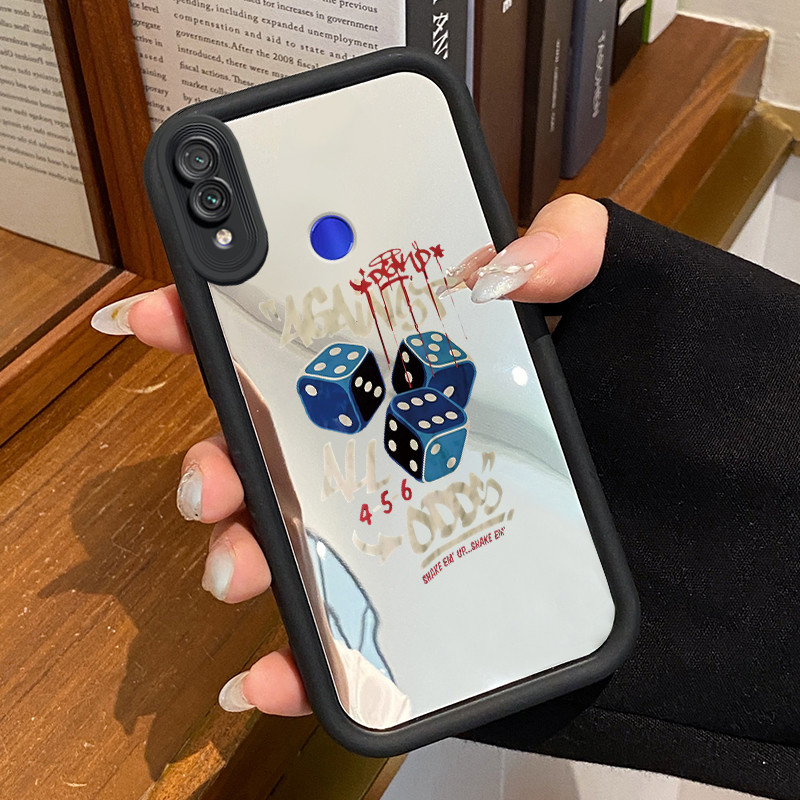 Casing Hp Xiaomi Redmi Note 7 Redmi Note 7s Redmi Note 7 Pro Case Casing Mesin Pola Kasus cermin tan