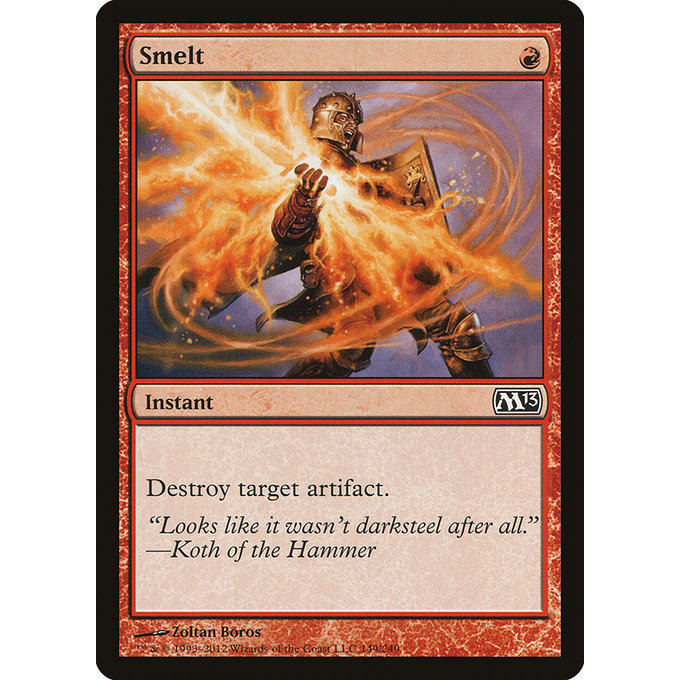 MTG M13 C 0149 Smelt | Magic: The Gathering, Magic 2013