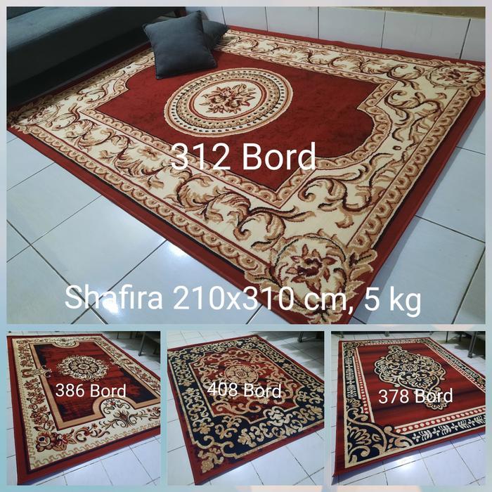 Karpet Permadani Safira Klasik Merah Marun