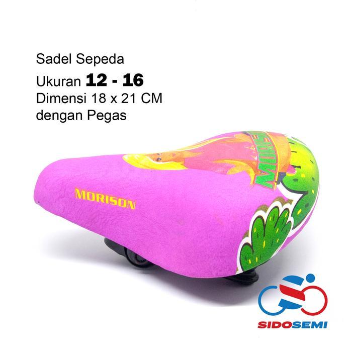 Sadel Jok Sepeda Anak Cewek Empuk dengan Per Pegas