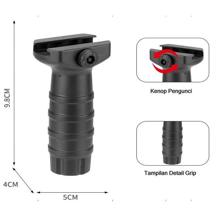 Handgrip Universal Front Vertical Foregrip Dcobra WGB