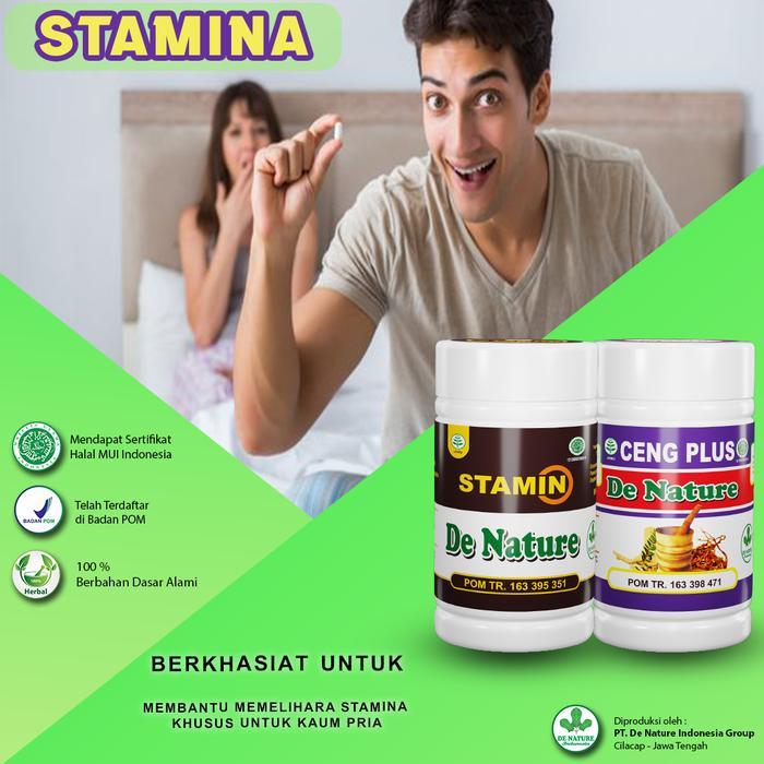 Terlaris Paket Herbal Stamina Dewasa De Nature Stamin & Ceng Plus
