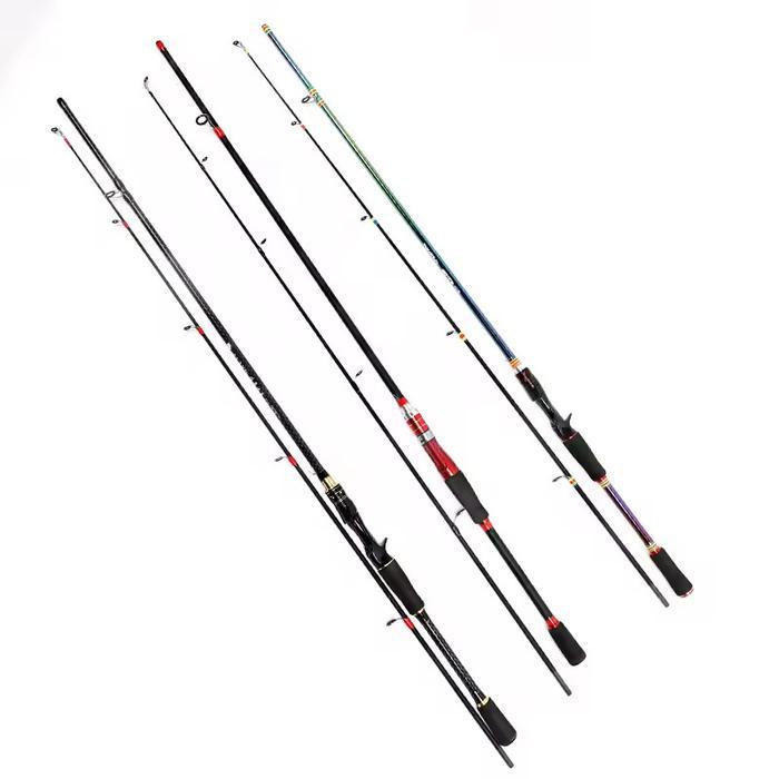 Joran Pancing 4-12LB 180-210cm Joran Sambung 2 Carbon Fiber Joran Spinning UL Joran BC
