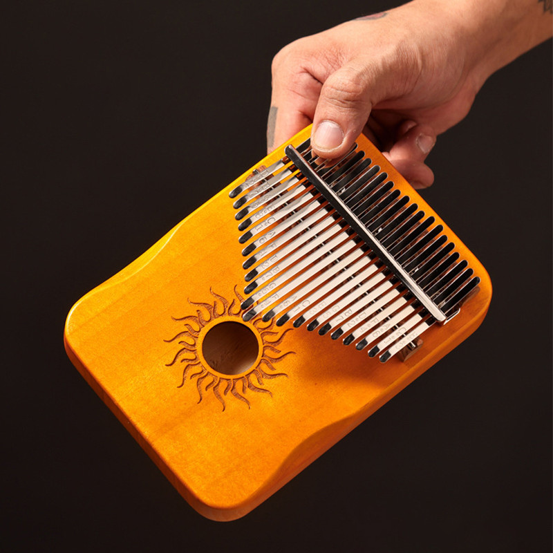 Hluru 17 21 Keys Kalimba Finger Piano Kalimba Thumb Piano Keyboard Musical Instrument Mbira for