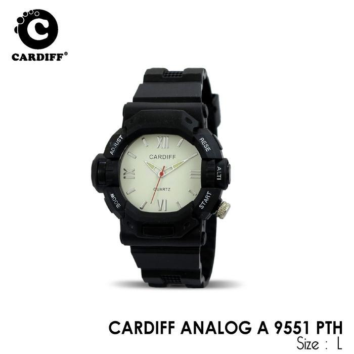 CARDIFF Analog 9551 Jam Tangan Analog Water Resistant Quartz