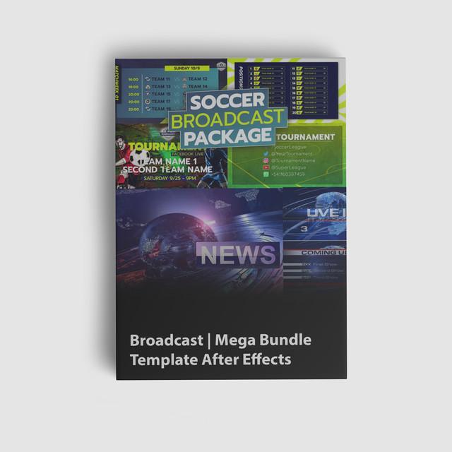 Broadcast Template After Effect Project Template After Effects Tema Broadcast