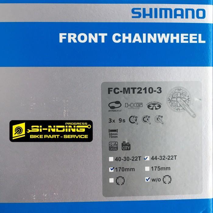 Front ainwheel Crank Sepeda MTB Hollowte 2 HT2 MT210 3s