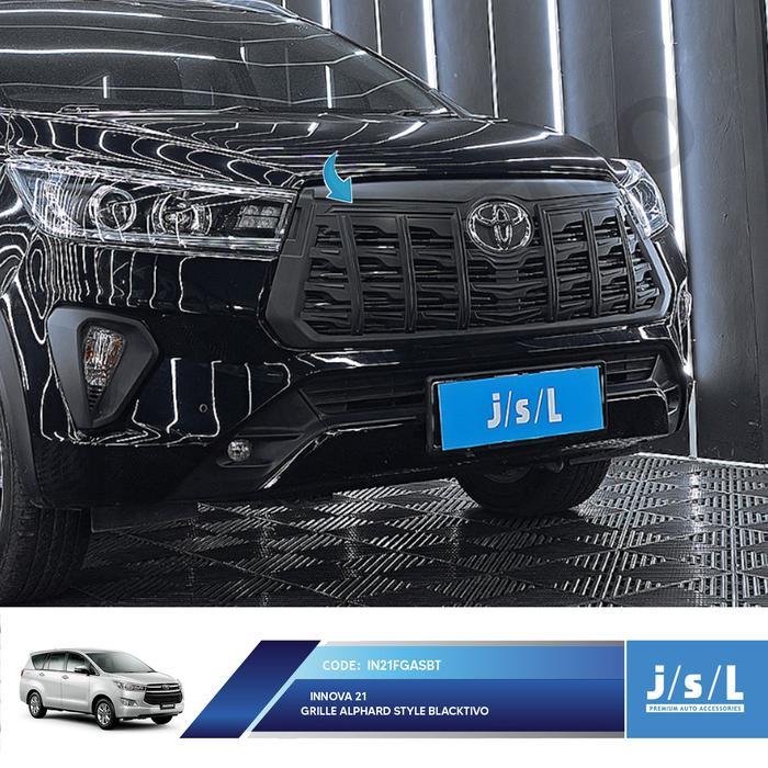 Gril Innova Reborn 21 Front Grille Alphard Blacktivo Phantom Black