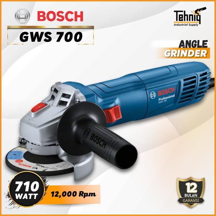 Bosch Gws 700 Mesin Gerinda Tangan 4Inch / Mesin Gurinda Listrik Bosch Gws 700