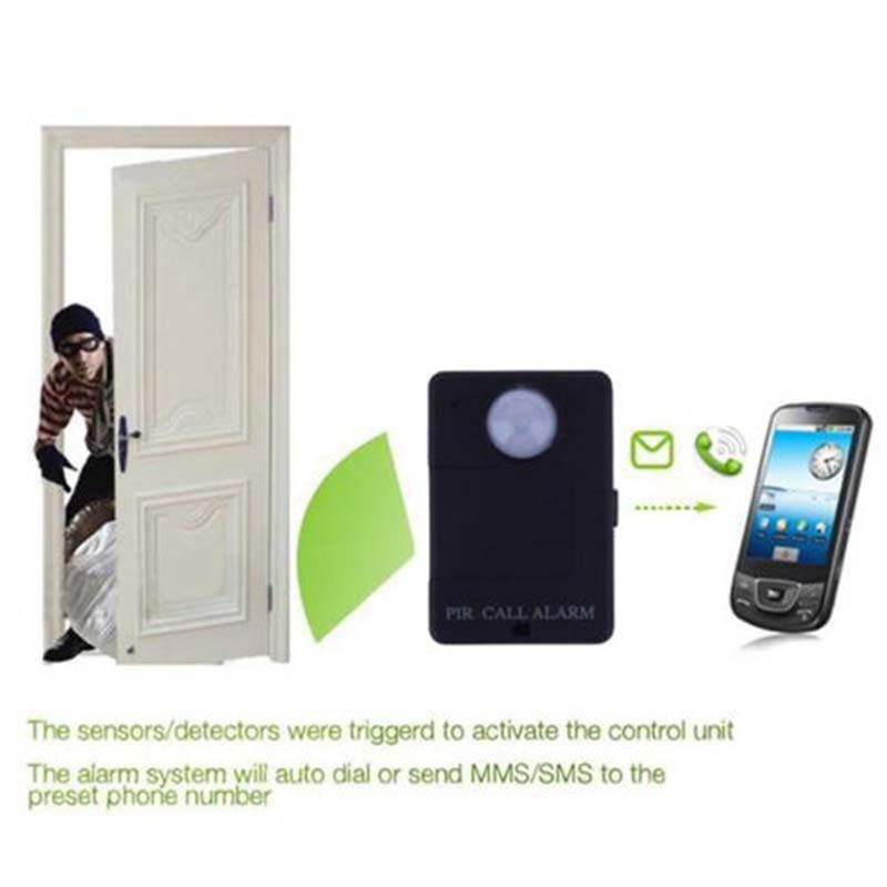 Mini Gsm Pir Alarm Motion Sensor Alarm Infrared Wireless Gsm Alarm Antitheft Motion Detector With Eu