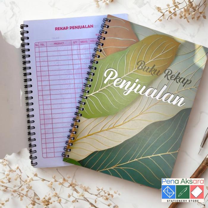 "New" Buku Catatan Penjualan Olshop Rekap Order Harian / Bulanan Online Shop