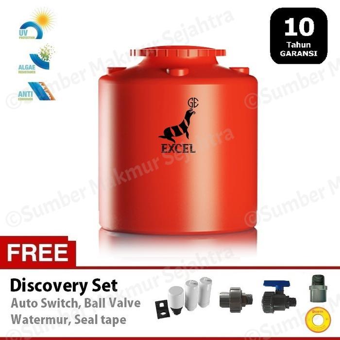 Tangki Air / Tandon / Toren Excel 2000 Liter - AL 2000 (AL2000) - Orange