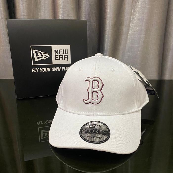 Topi Baseball Mlb Ny Boston Logo Original White Caps