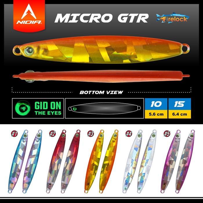 Micro Jig GTR Metal Jig untuk Micro Jigging, Cast Jig - Micro Jig GTR