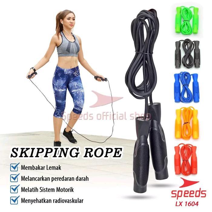 Skipping lompat tali karet jump rope speeds tali skipping olahraga