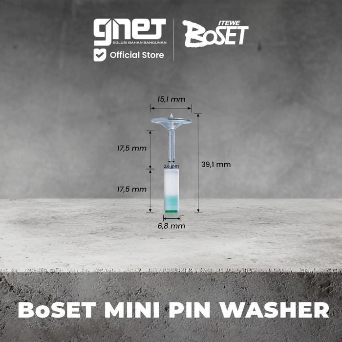BOSET MINI WASHER PAKU TEMBAK BETON