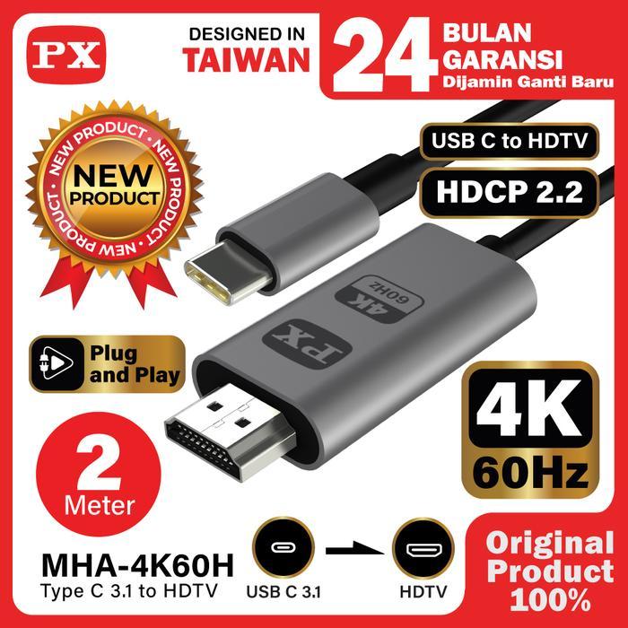 Sale Kabel USB Type C 3.1 to HDTV Converter Dongle MHL Mirroring Cable 4K UHD 60Hz Anycast Dongle