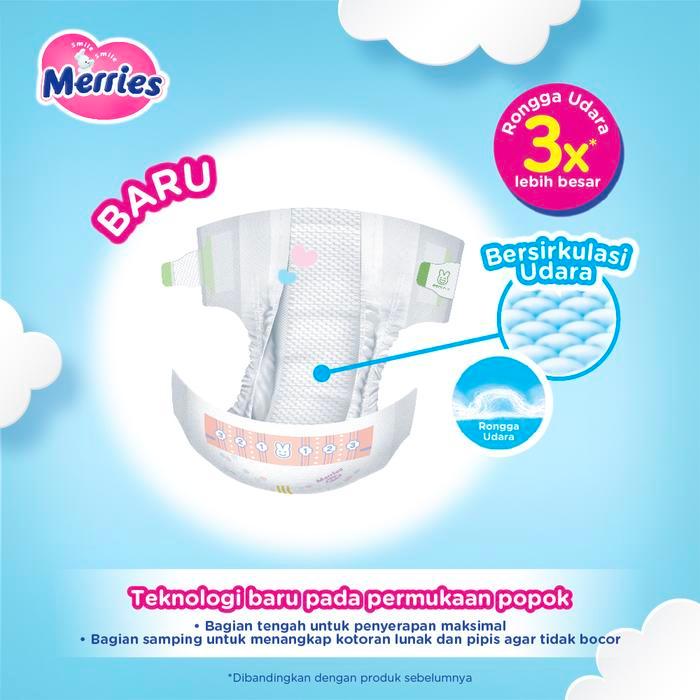 Merries Premium NB24 Triplepack - Popok Bayi Perekat (New Born-5)kg