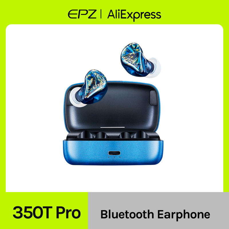 EPZ S350T Pro True Wireless Earphones TWS Bluetooth 5.2 IPX7 Waterproof and Sweatproof Gaming and
