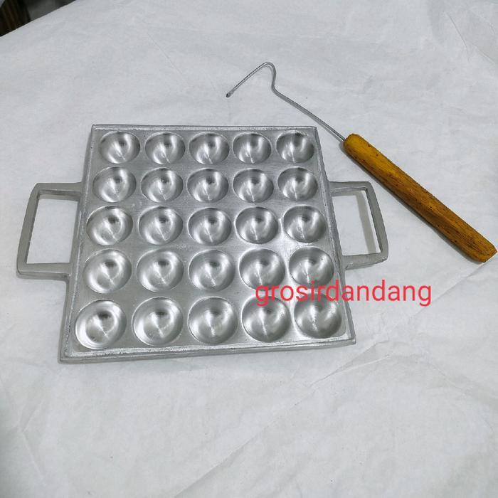 Cetakan takoyaki telur puyuh goreng 25 lubang