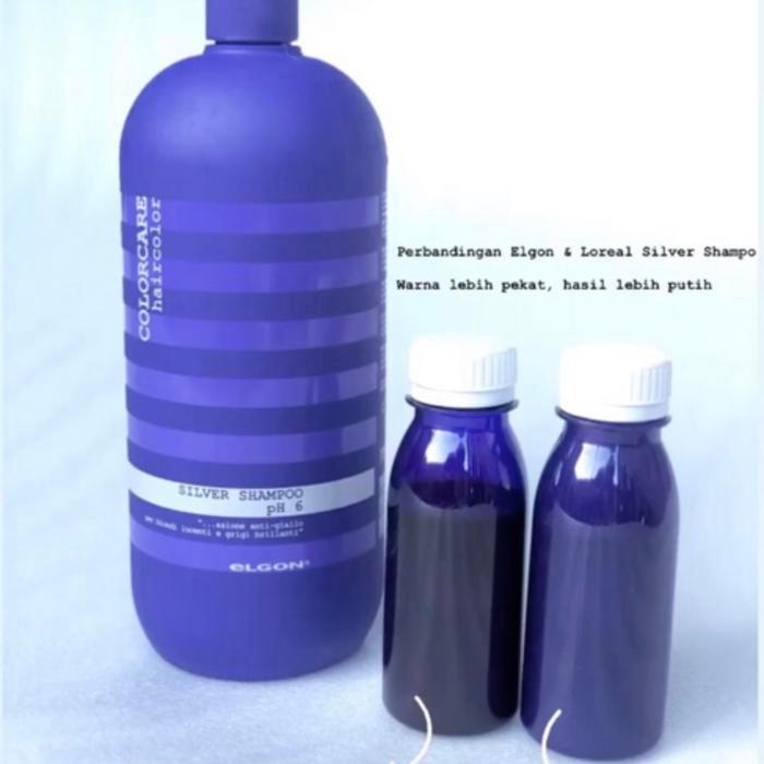 Shampoo Silver Eon botol repack 100 ml/ shampoo silver anti yellow