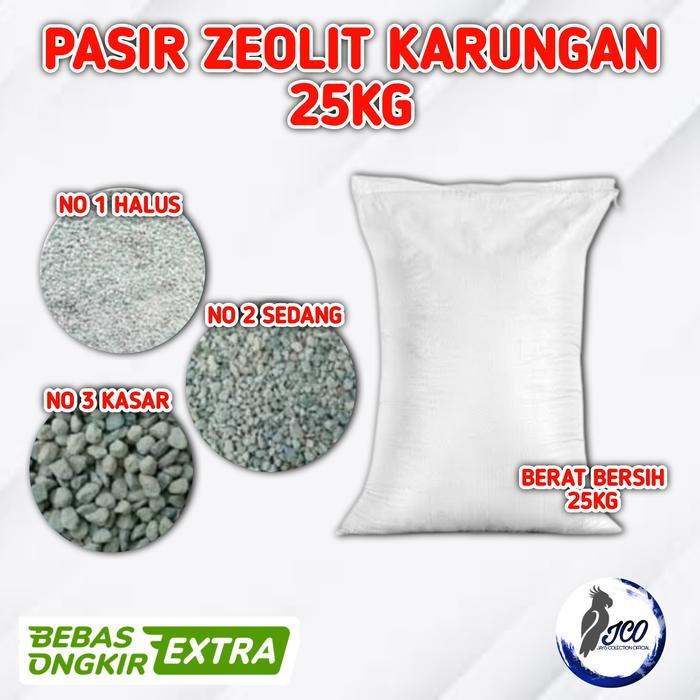 PASIR ZEOLIT 25KG PASIR KUCING ZEOLITE 25 KG PASIR ZIOLIT /