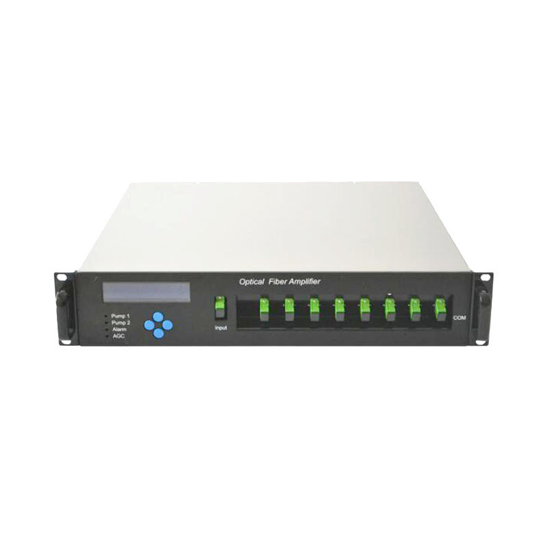 PROMO   Professional FTTH CATV 1550nm 8-Port EDFA Amplifier 20/22dBm High-Power With WDM Optical Tra