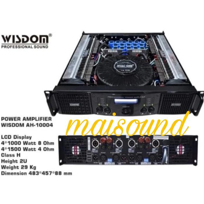 POWER AMPLIFIER WISDOM AH 10004 POWER WISDOM AH10004 ORIGINAL
