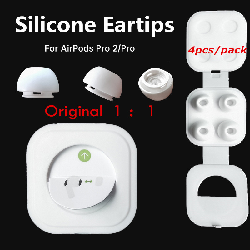 For Apple Airpods Pro 2 Original Silicone Eartips Replacement Earbuds Tips For Airpods Pro Tips