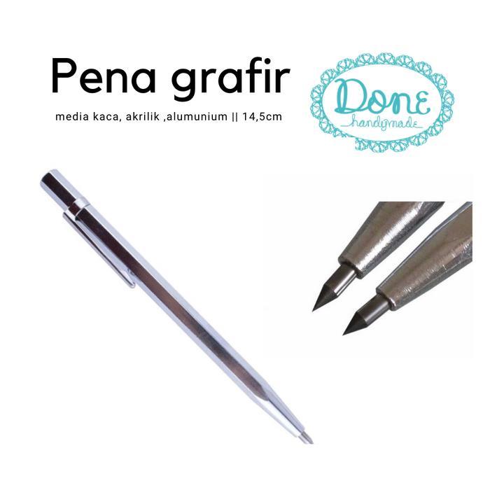 Pena grafir pena ukir pena akrilik resin alumunium tungsten pen