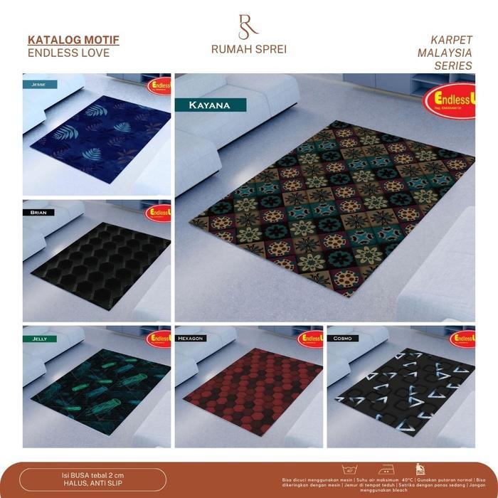 Karpet Busa Malaysia - Endless Love - Besar - 150 X 190 Terjamin