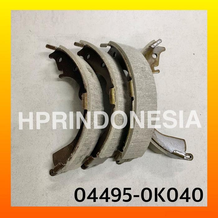 New Brake Shoe Kampas Rem Belakang 04465-0K040 Toyota Innova Bensin Diesel - Zs03