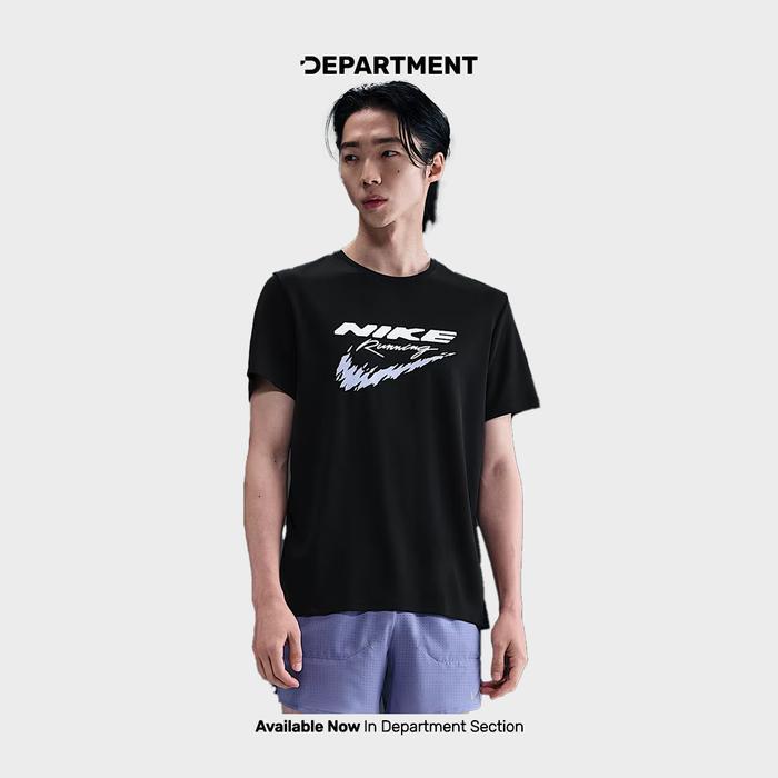 KAOS LARI PRIA NIKE DRI-FIT MILER UV HV2136010 ORIGINAL