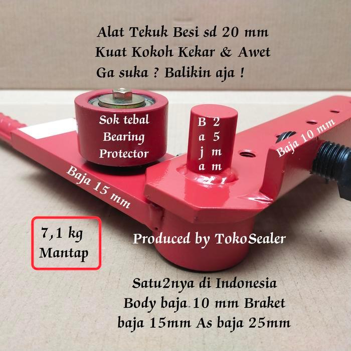 Alat Tekuk Besi Kwalitas Unggul - Alat Buat Cincin Begel Premium - Alat Tekuk Besi Beton - 10 Mm Sd