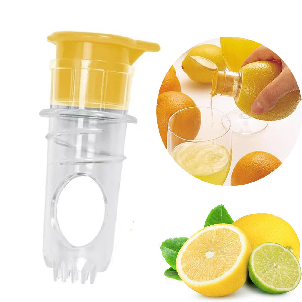 Manual Lemon Juicer Portable Manual Fruit Juicer Squeezer Built-In Filter Manual Juices Reamer