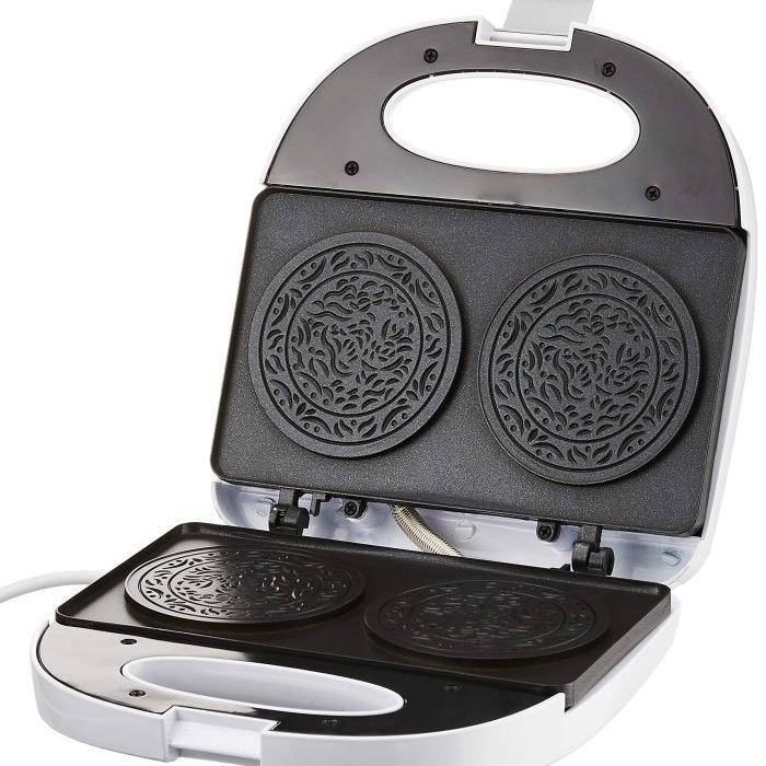 YONA ORI Cetakan Kue Semprong Listrik Egg Rolls kue Jepit Opak Teflon Anti Lengket Toaster Cepat