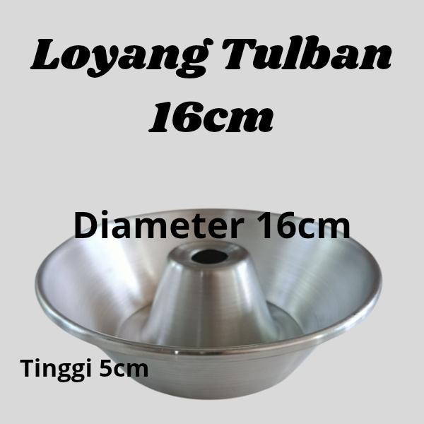 Loyang Tulban 16Cm / Loyang Bolu Diameter 16Cm Tinggi 5Cm Kitchenware