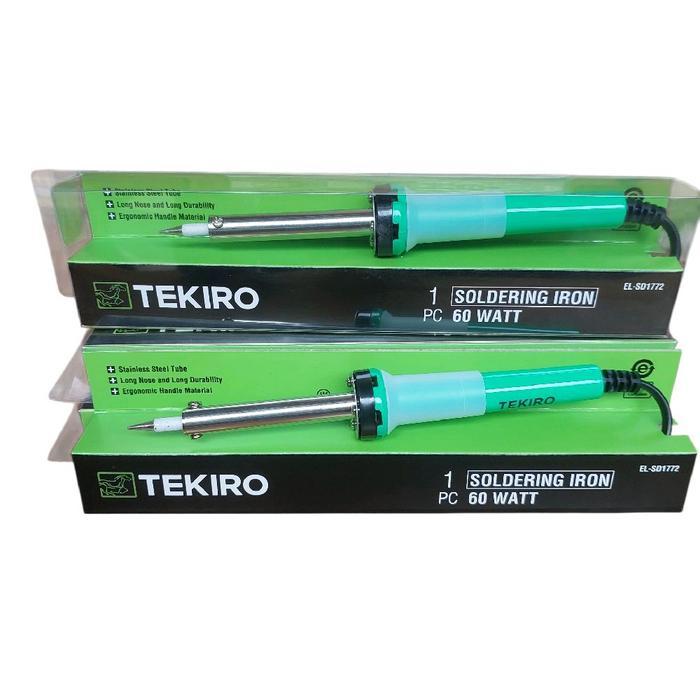 Terlaris Tekiro Solder Listrik 60 Watt EL-SD1772 - Solder Original dengan Mata Solder Stainless dan