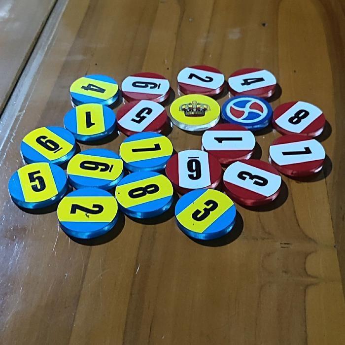 Best Seller 20 Pcs Biji Karambol Diameter 3,7 Cm Original